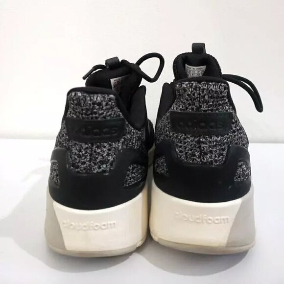 Adidas Ortholite Float Cloudfoam Black Running Sneaker Sz 9 - Picture 4 of 8